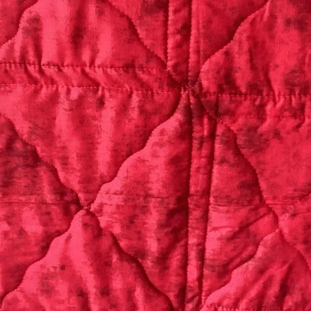 NWT. Black White and Red Sheep Lap Quilt Hand Crafted